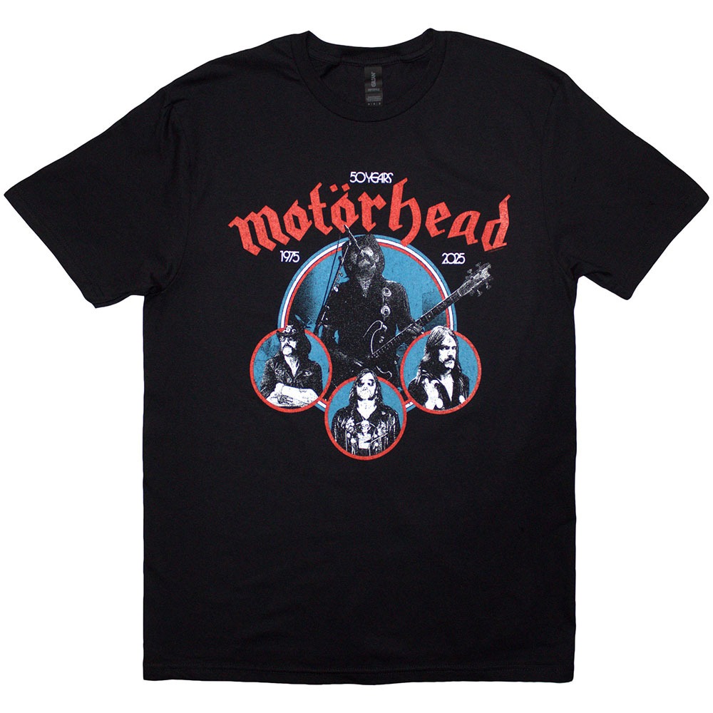 MOTORHEAD / 50 YEARS_Lemmy Circles (Black) (T-SHIRT) [󒍓׏i 2025N420() X܂ł̎t]