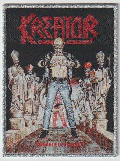 KREATOR / Terrible Certainty SILVER border (SP)