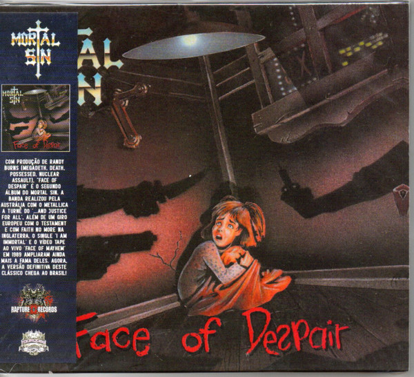 MORTAL SIN / Face of Despair + DEMO (2025 reissue/obi/slip)