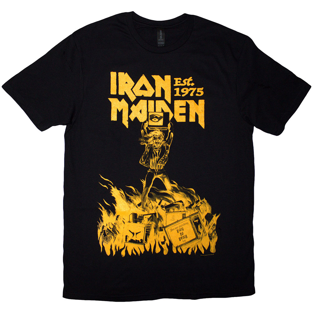 IRON MAIDEN / Est. 1975 Holy Smoke Jumbo Yellow (Black) ytIz