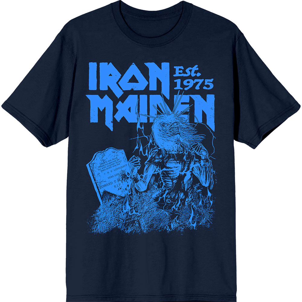 IRON MAIDEN / Est. 1975 Life After Death Stamp (Navy Blue) [󒍓׏i 2025N621ijX܂ł̎t]