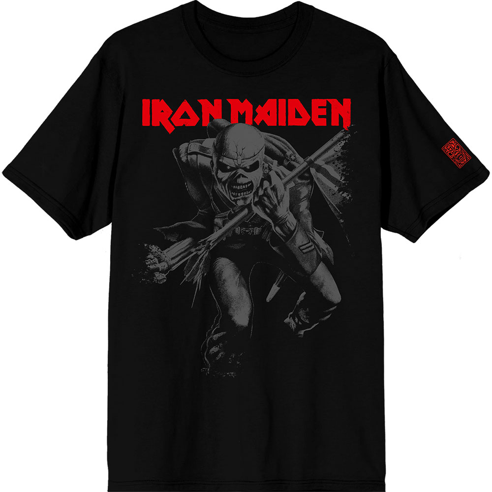 IRON MAIDEN / 50 Trooper Crop Grey (Black) (Sleeve Print) [󒍓׏i 2025N621ijX܂ł̎t]