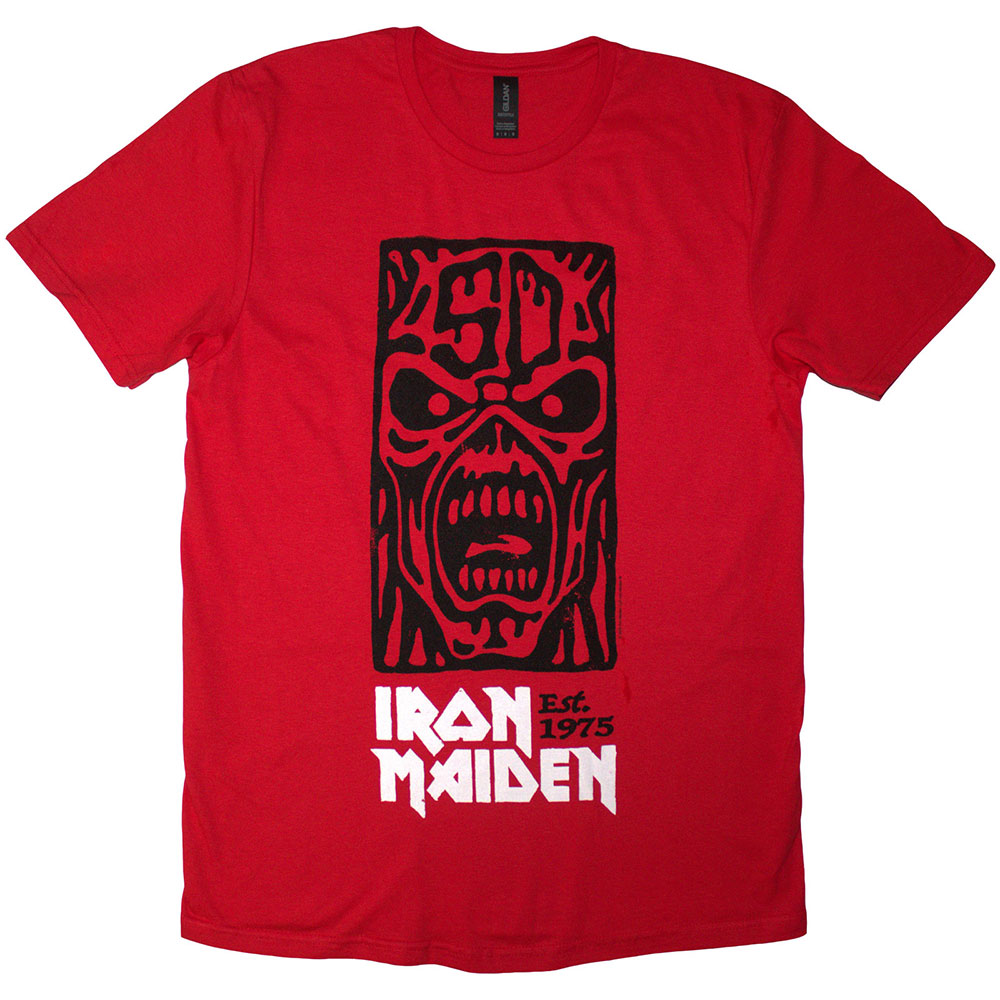 IRON MAIDEN / Est. 1975 Stamp Logo Black (Red) [󒍓׏i 2025N621ijX܂ł̎t]