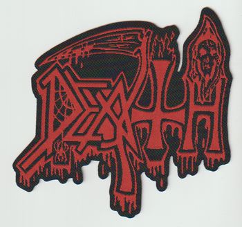 DEATH / RED Logo Cut Out SHAPED (SP)