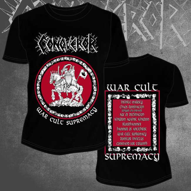 CONQUEROR / War Cult Supremacy T-SHIRT (L)
