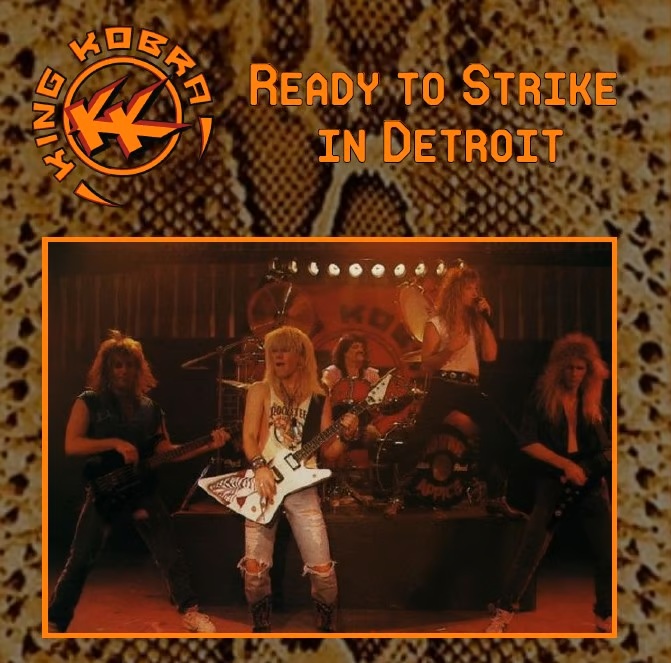 KING KOBRA / Ready To Strike In Detroit 1985 (boot)