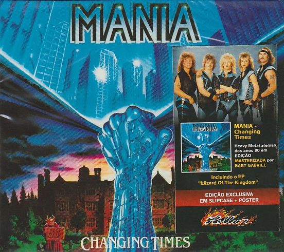 MANIA / Changing Times + Wizard of the Lost Kingdom (2025 reissue/slip/poster)ɍĔI