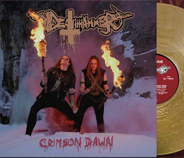 DEATHHAMMER / Crimson Dawn (LP/GOLD VINYL/100)