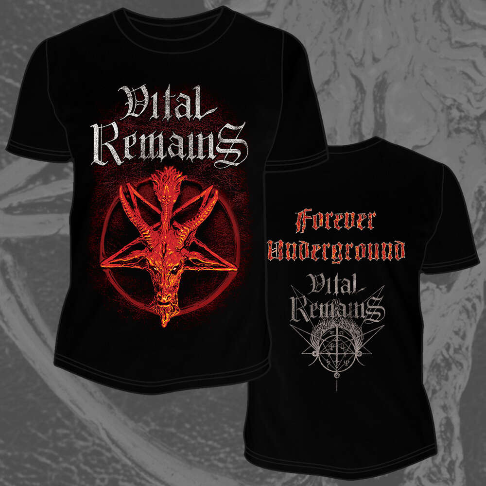 VITAL REMAINS / Forever Underground 2025 T-shirt iL)