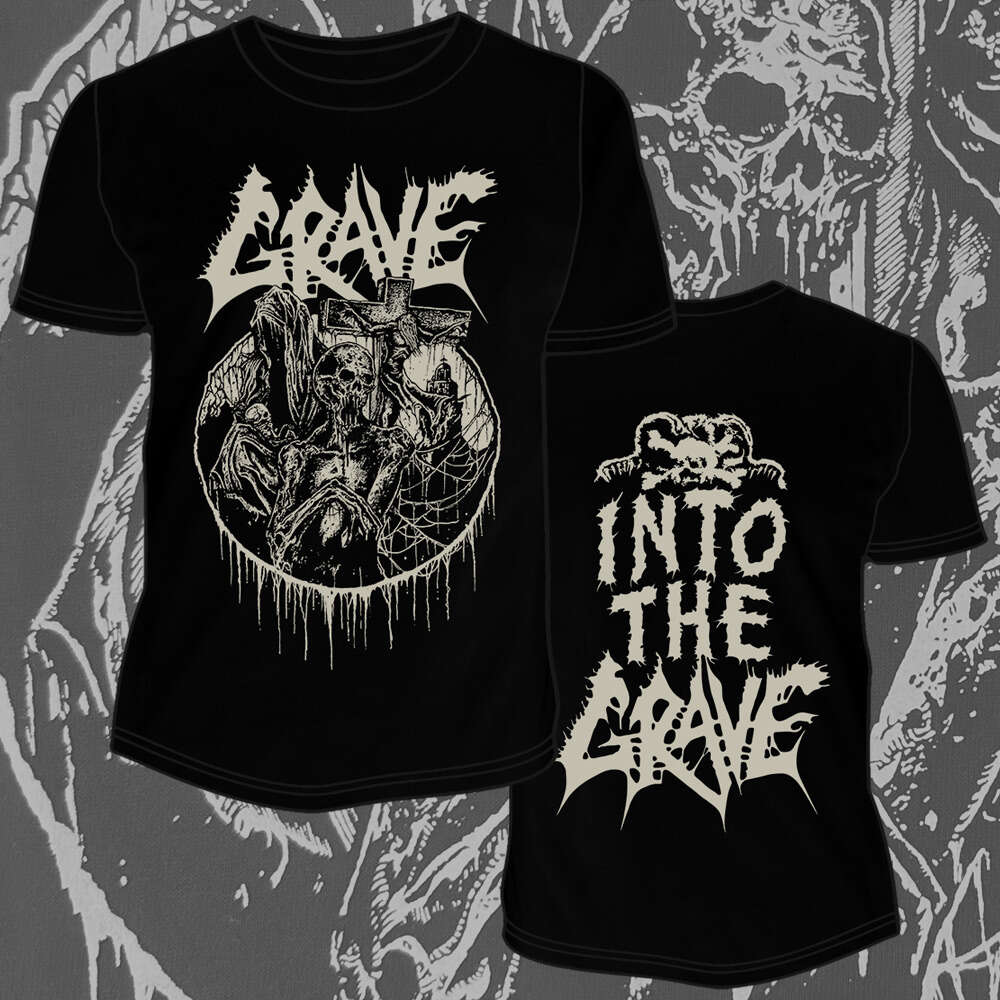 GRAVE Into The Grave Demo  T-shirt iL)