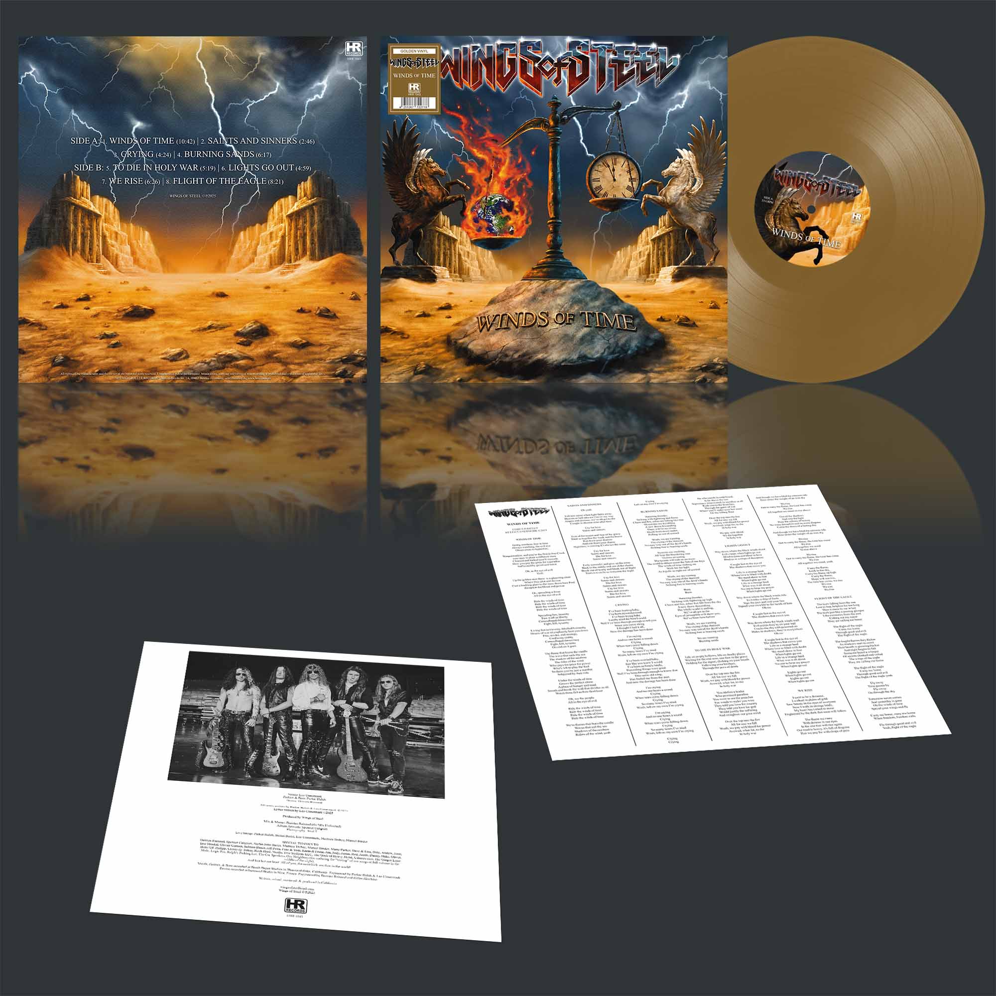 WINGS OF STEEL / Winds of Time (LP/GOLD VINYL)