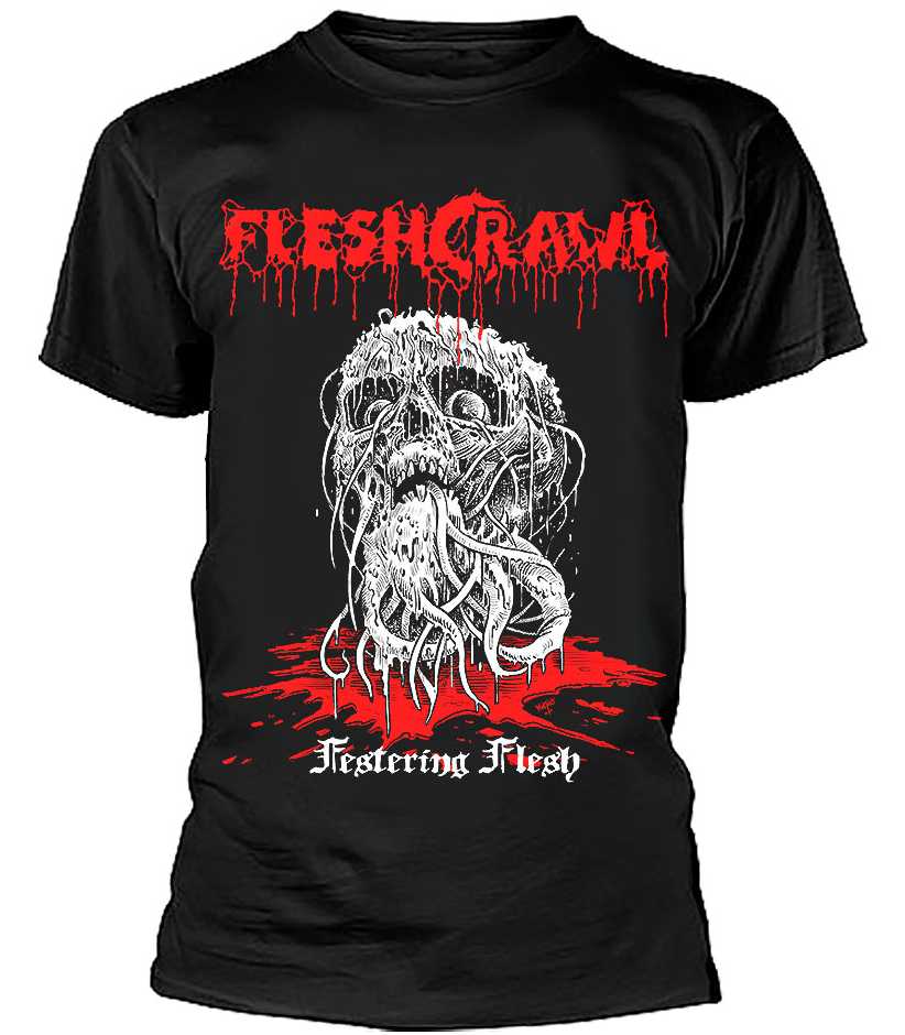 FLESHCRAWL / Festering Flesh T-Shirt (L)