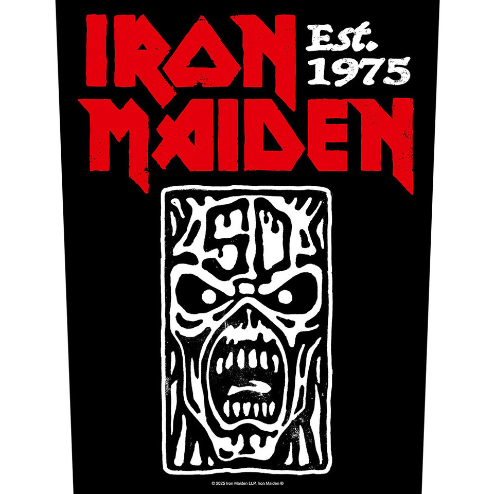IRON MAIDEN / Back Patch: Est 1975 (BP)