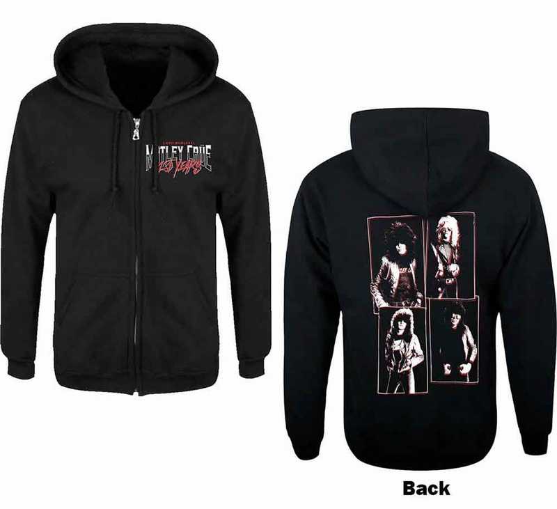 MOTLEY CRUE / 40 Years (Zipped Hoodie) (L)