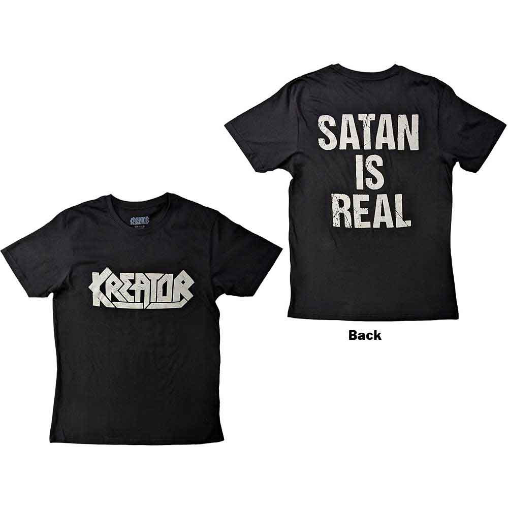 KREATOR / Satan Is Real (T-SHIRT) (Black) (Back Print) [�󒍓��׏��i 2026�N1��18��(��) �X���܂ł̎�t��]