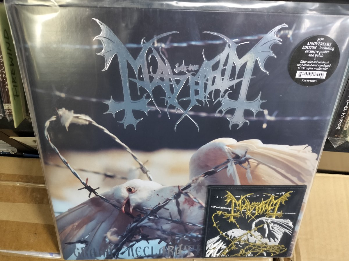 MAYHEM / Grand Declaration of War - 25th anniversary edition LP 333����