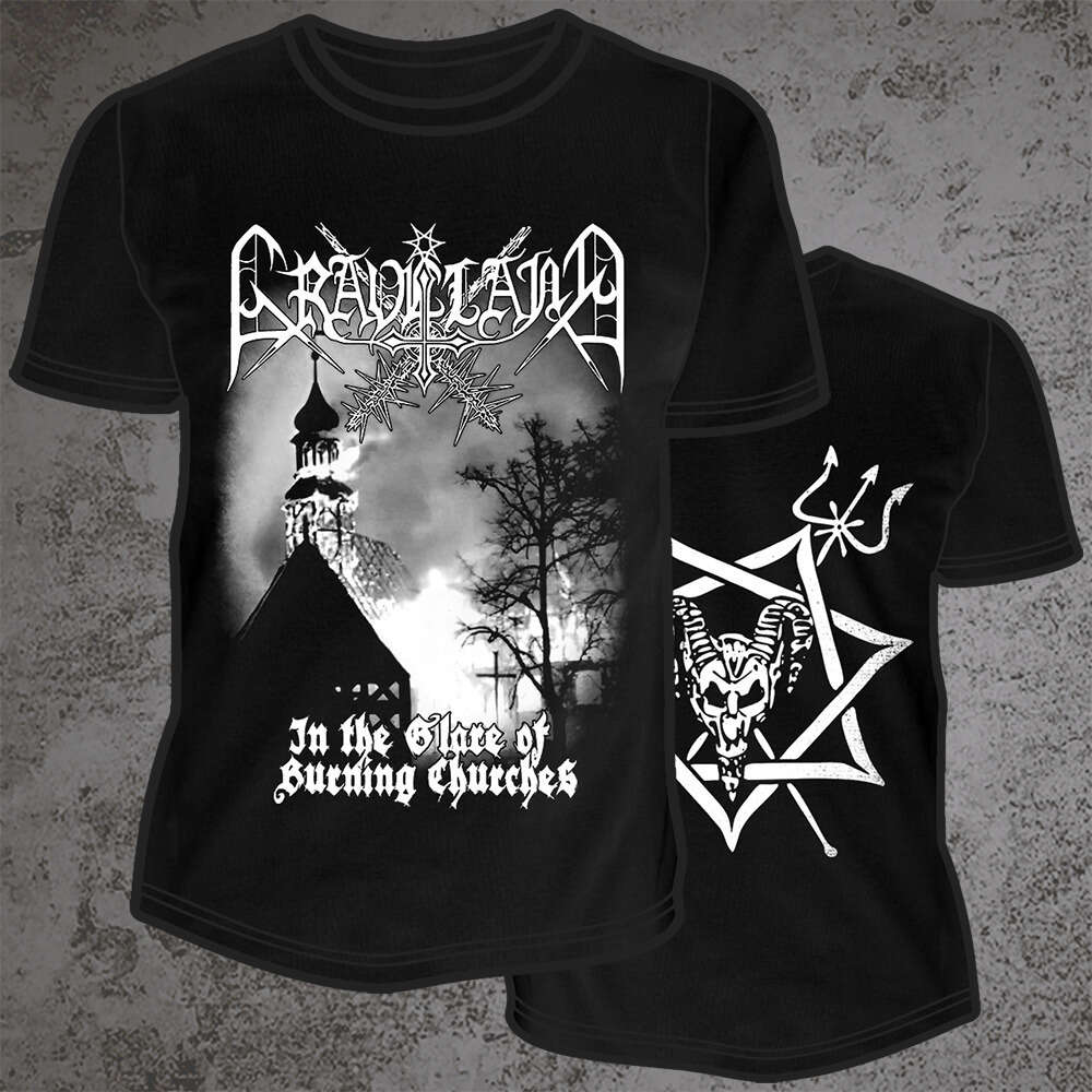 GRAVELAND / In The Glare of Burning Churches T-SHIRT (L)