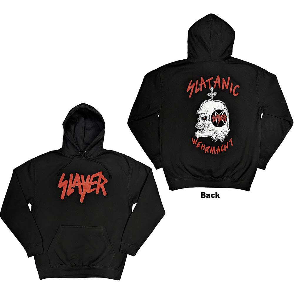 SLAYER / Slatanic (L) (XL) (Pullover Hoodie_ Black) (Back Print)