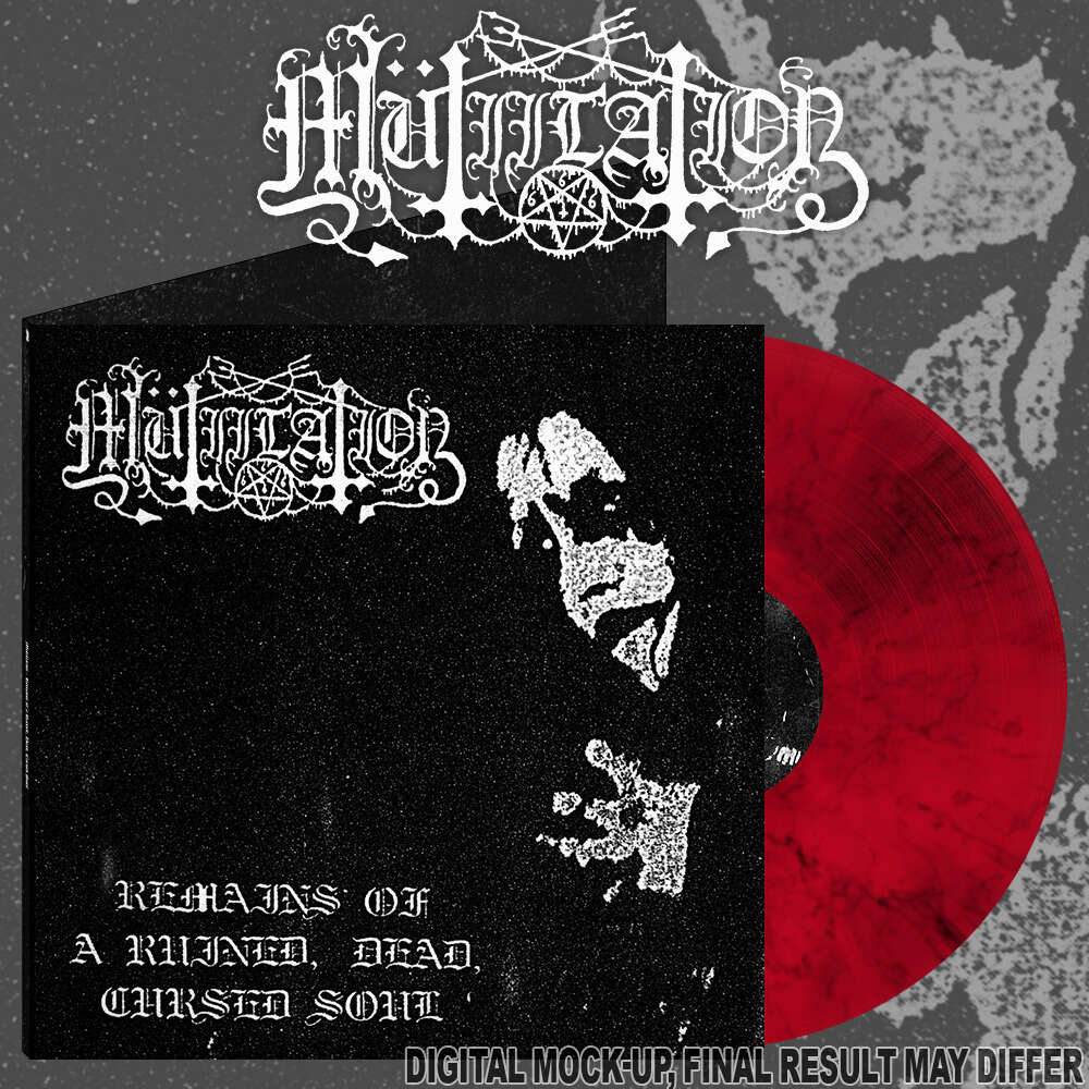 MUTIILATION / Remains of a Ruined Dead Cursed Soul (LP/Red*Black Marble)