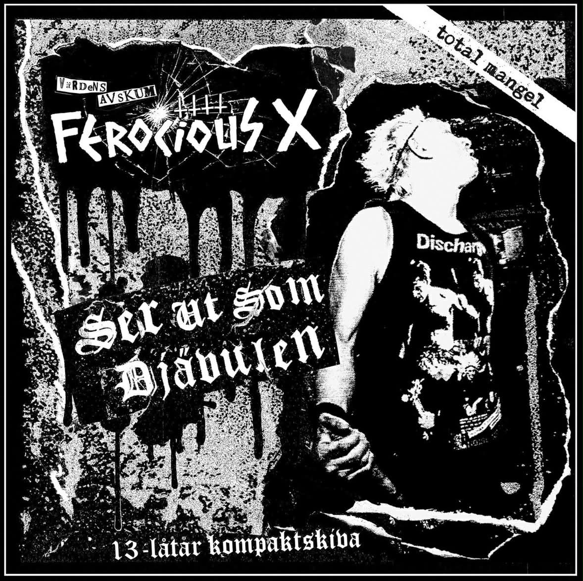 FEROCIOUS X / SER UT SOM DJAVULEN  CD �y3/20�����[�X �\�񏤕i�z