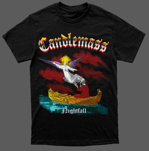 CANDLEMASS / Nightfall (Regular T-Shirt)�y�󒍓��׏��i 2026�N3��9���i���j�X���܂ł̎�t���z