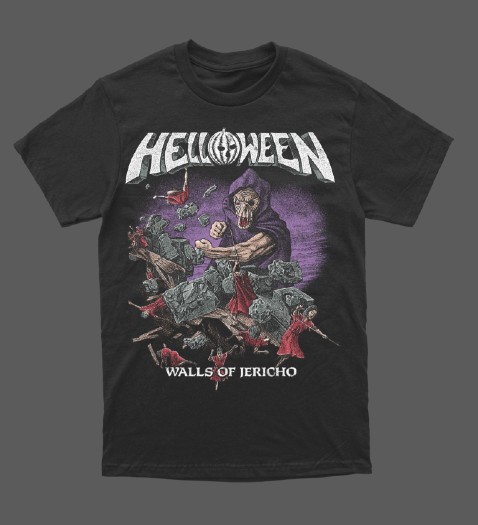 HELLOWEEN / HELLOWALLS (Regular T-Shirt)�y�󒍓��׏��i 2026�N3��9���i���j�X���܂ł̎�t���z